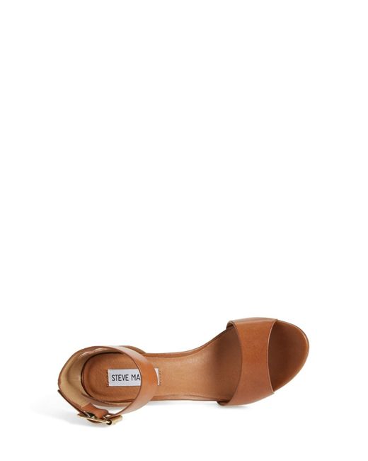Steve madden estoria sandal best sale cognac